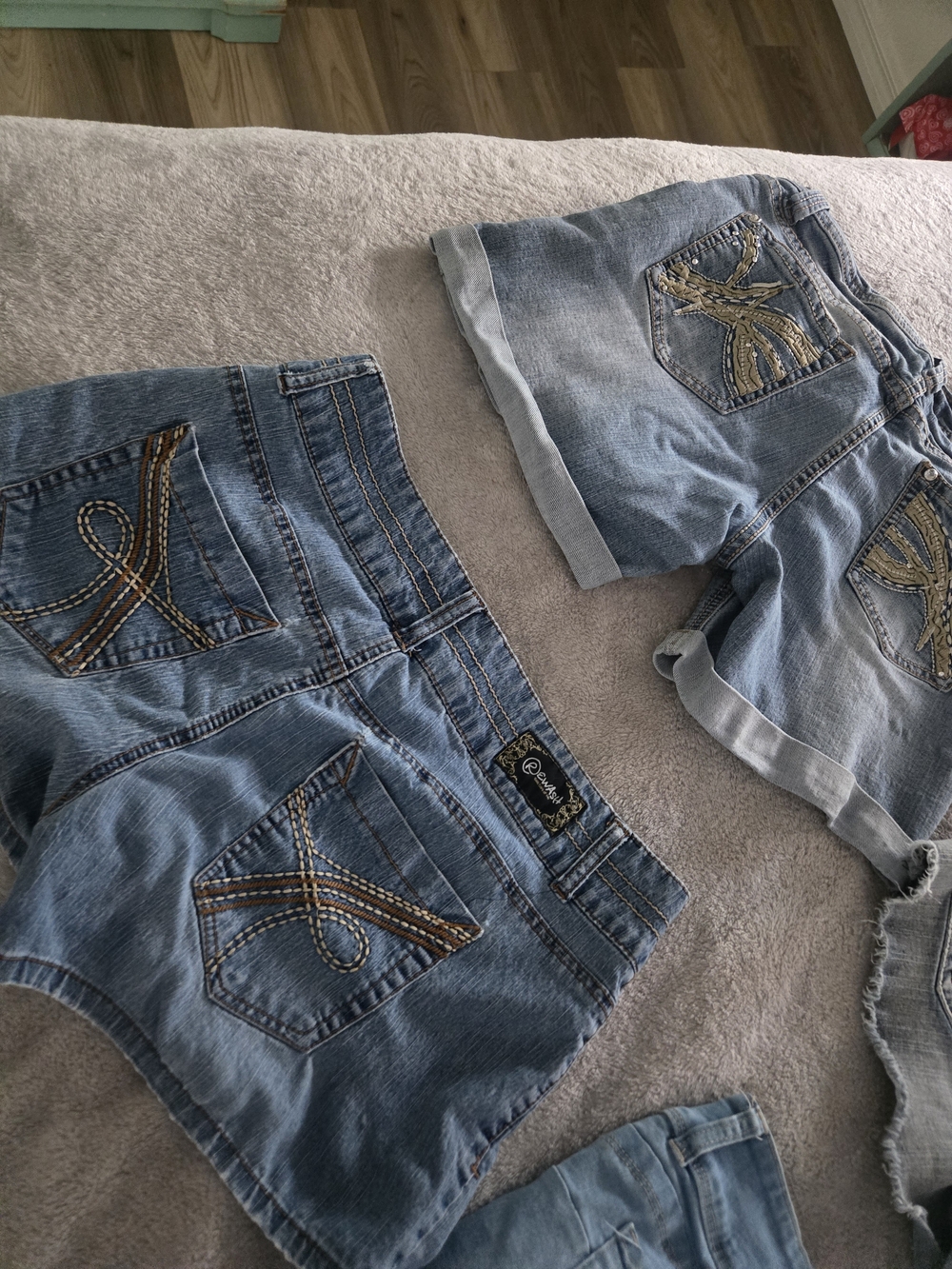 Light Wash Denim Shorts Bundle - Picture 10 of 15